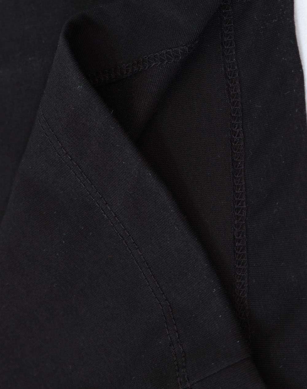 Ladies Premium Cotton Face L/S Tee - Black