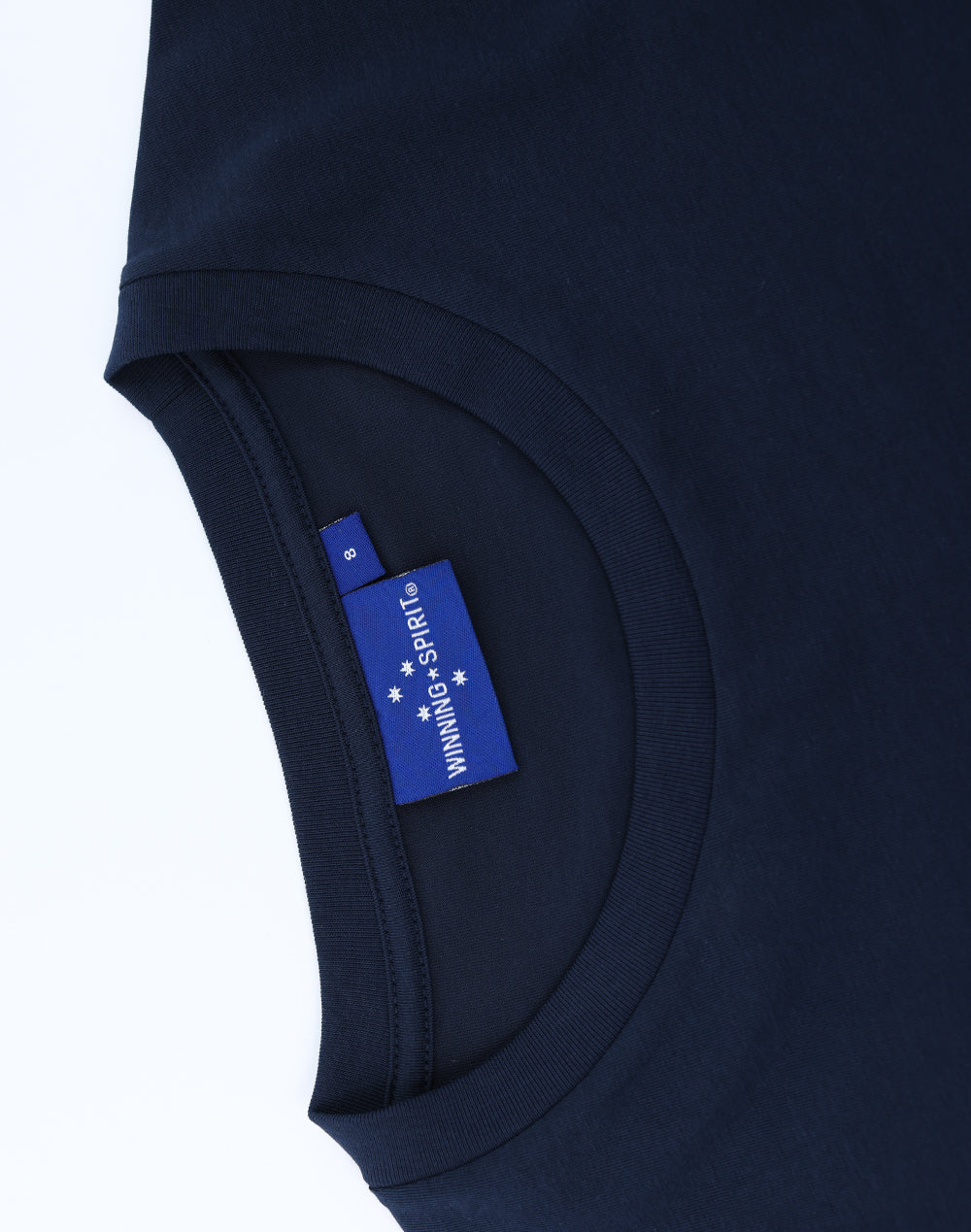 Ladies Premium Cotton Face L/S Tee - Navy