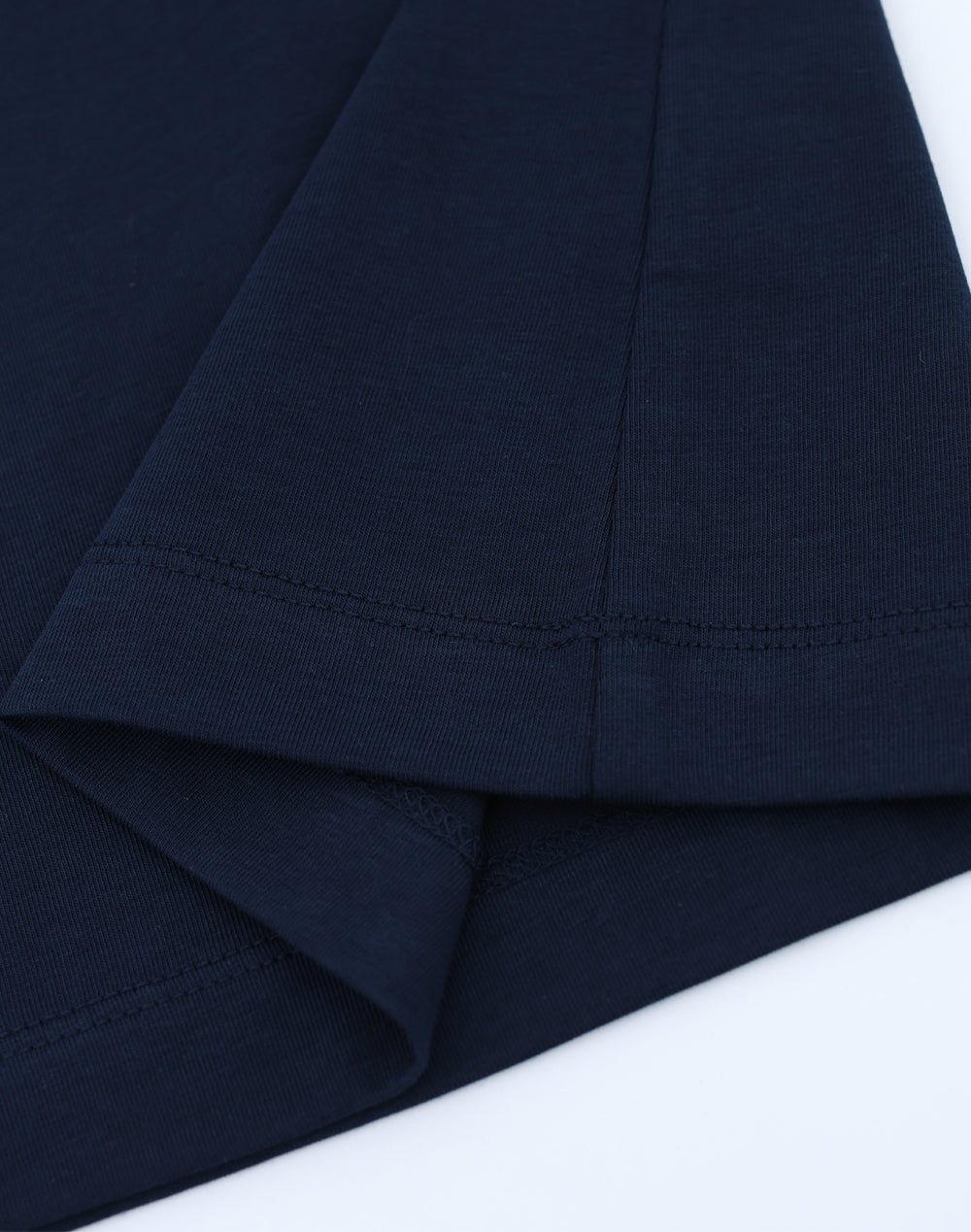 Ladies Premium Cotton Face L/S Tee - Navy