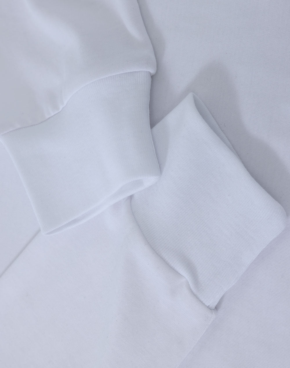 Ladies Premium Cotton Face L/S Tee - White