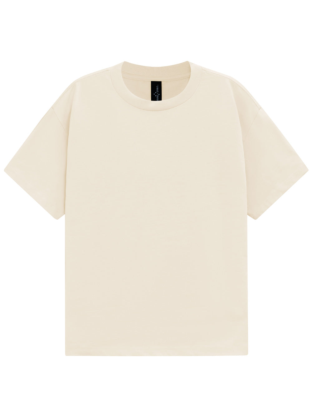 Unisex Heavy Cotton Oversized Tee - Natural