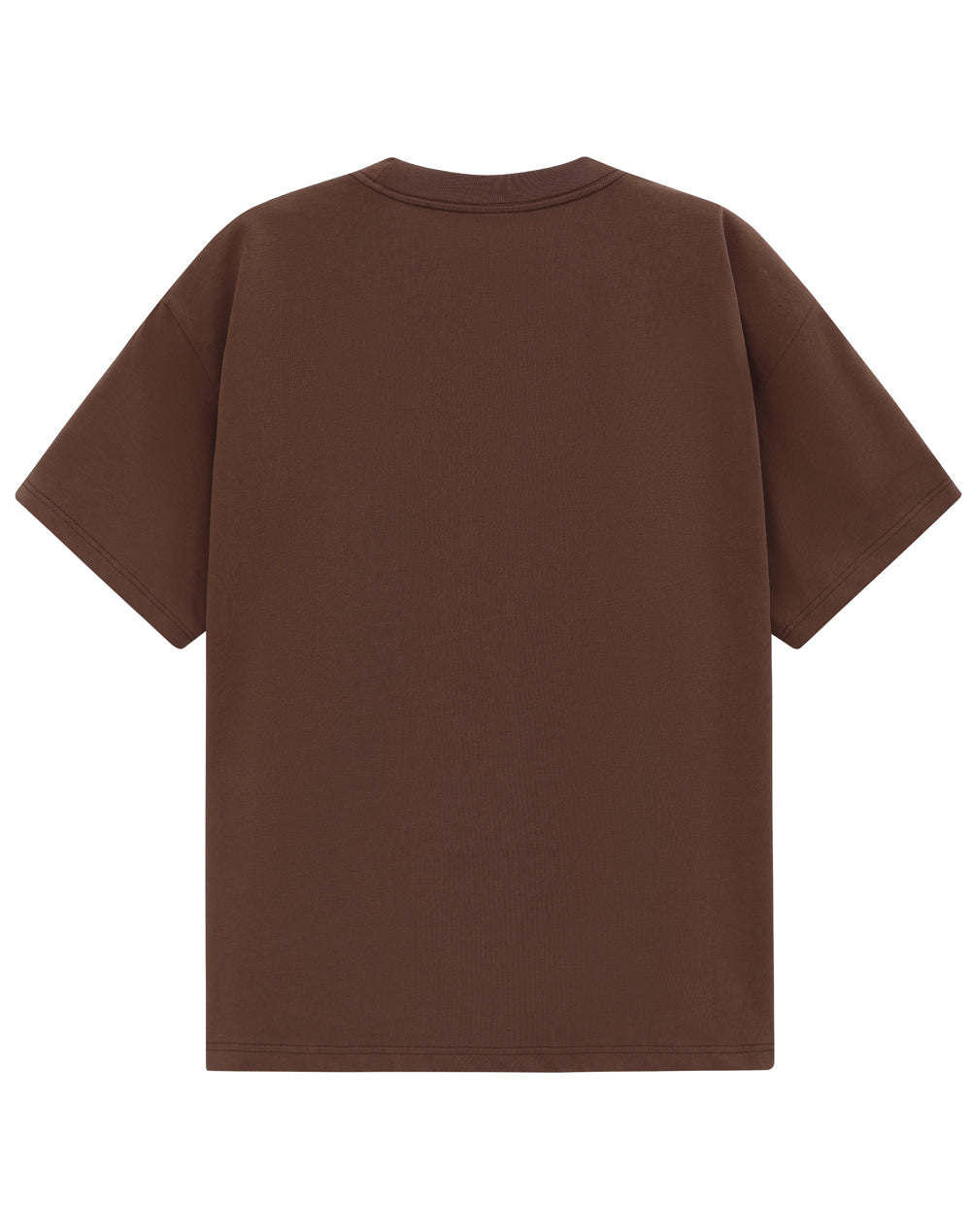 Unisex Heavy Cotton Oversized Tee - Walnut