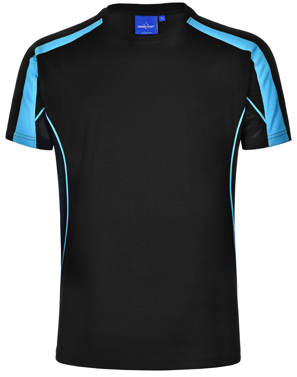 Legend Tee Shirt Kids' - Black Aqua Blue