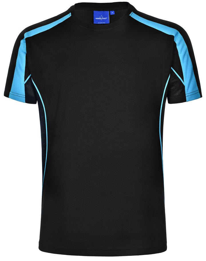 Legend Tee Shirt Kids' - Black Aqua Blue