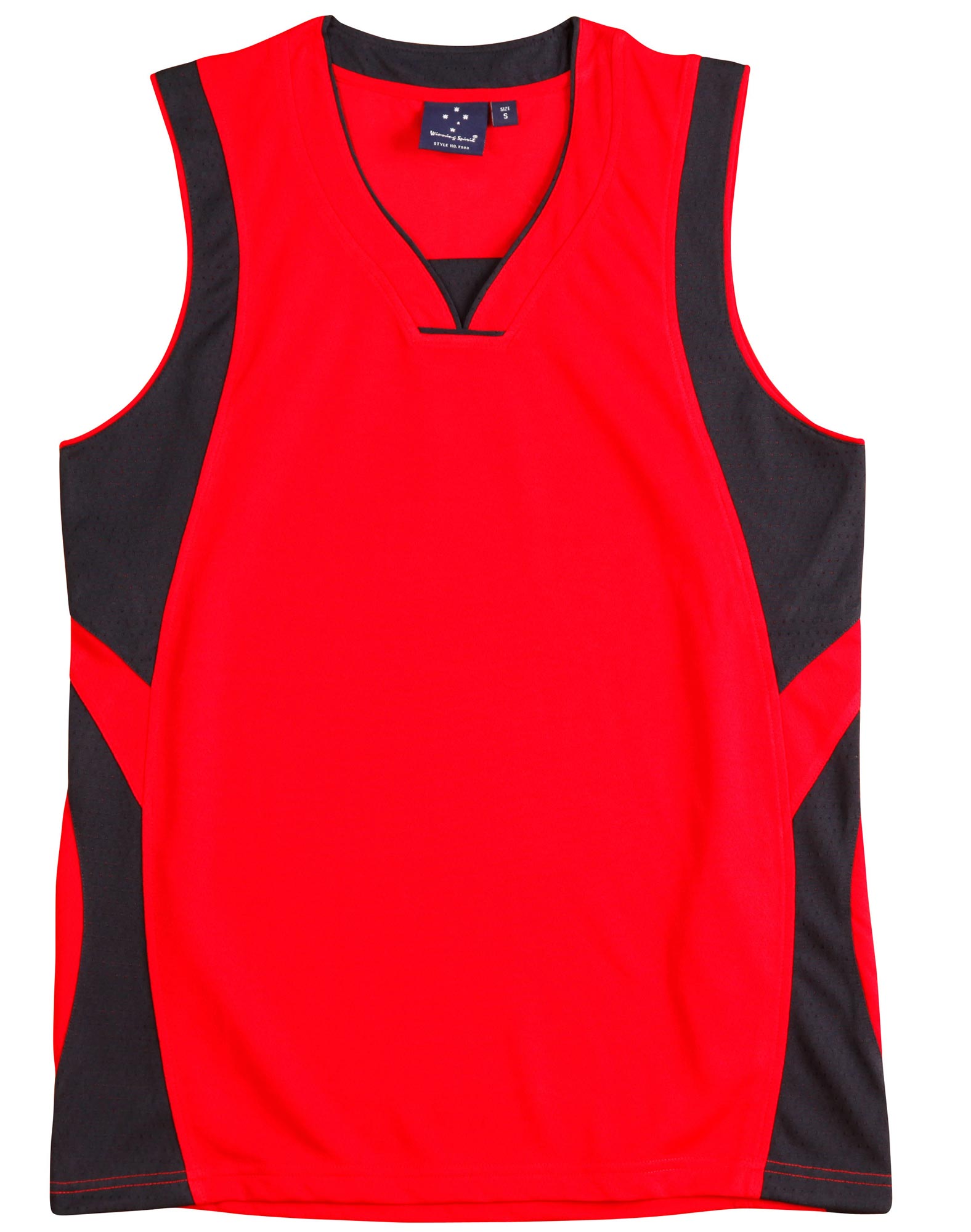 Slamdunk Singlet Kids - Red Navy