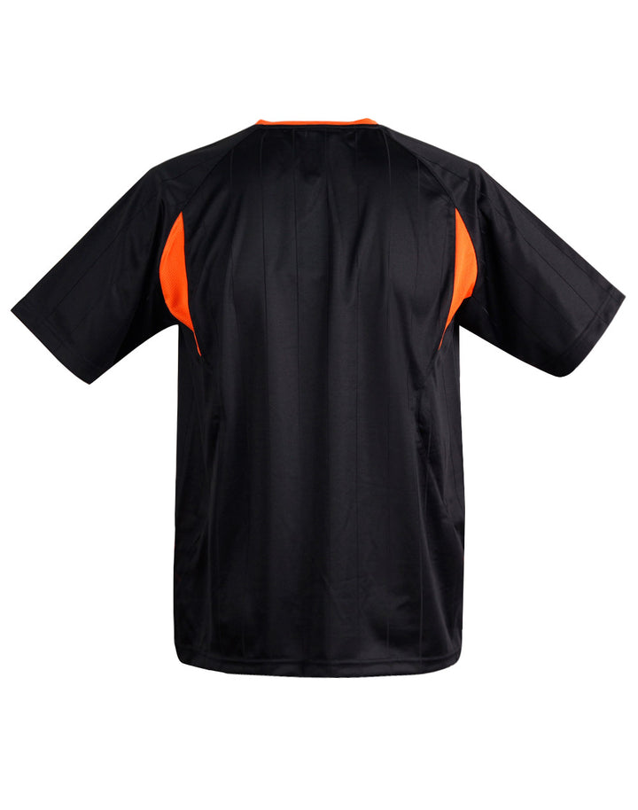 Shoot Soccer Tee Kids - Black Orange
