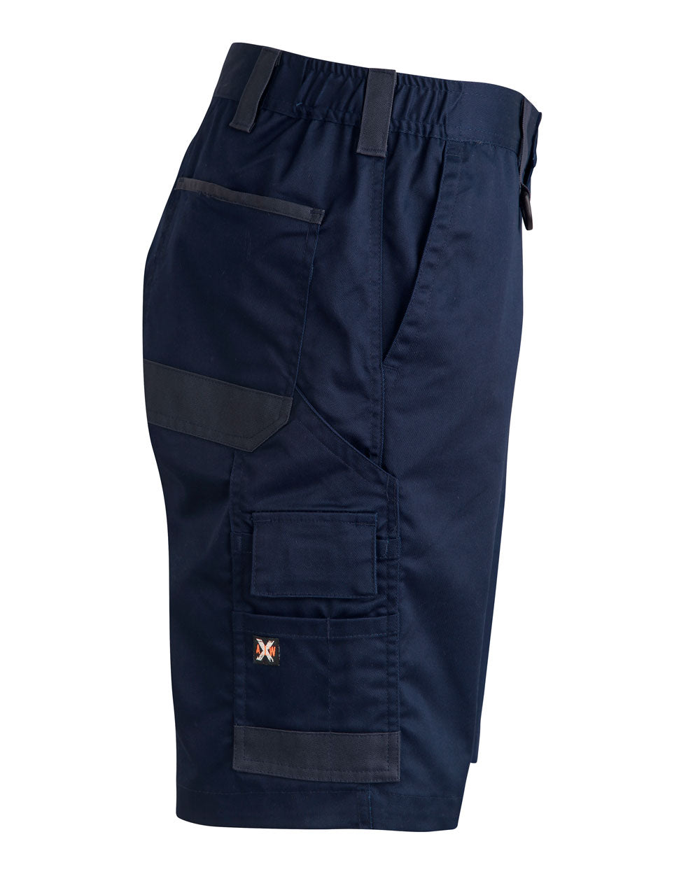 Unisex Utility Stretch Cargo Work Shorts - Navy