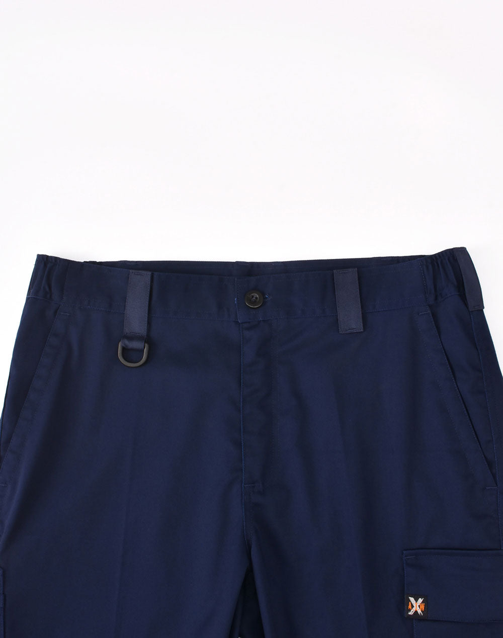 Unisex Utility Stretch Cargo Work Shorts - Navy