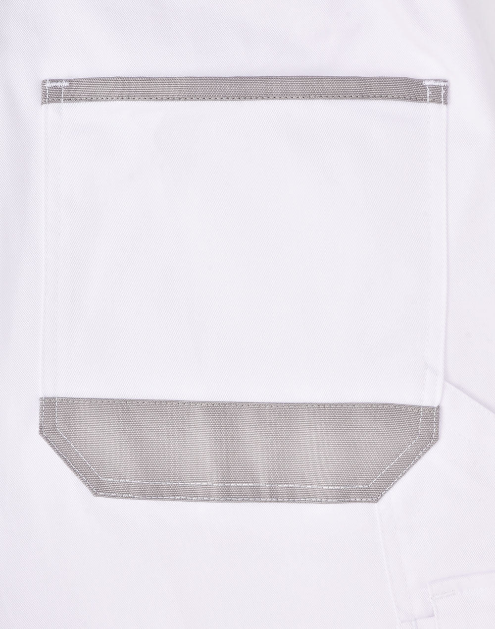 Unisex Utility Stretch Cargo Work Shorts - White