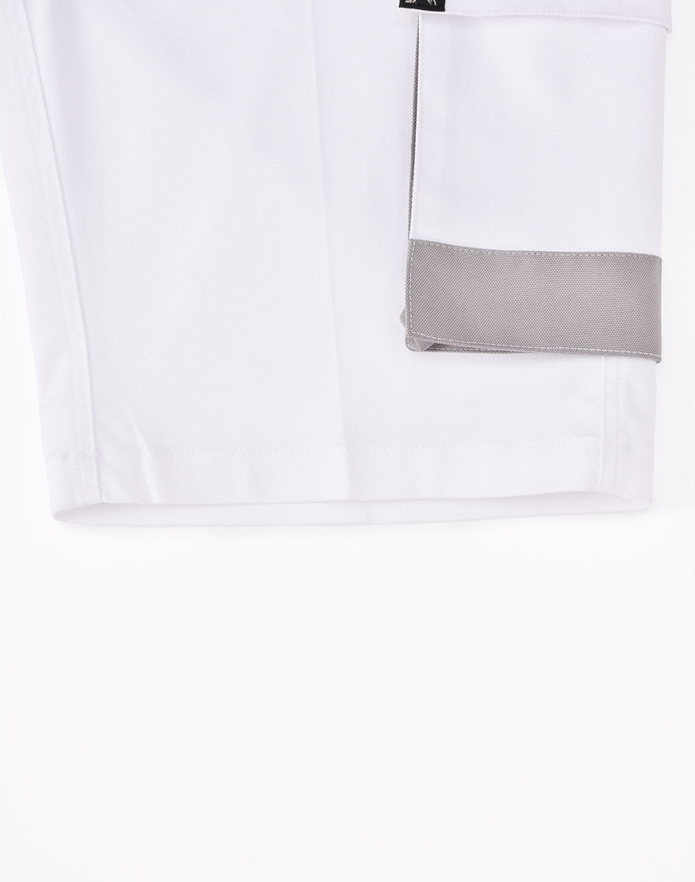 Unisex Utility Stretch Cargo Work Shorts - White