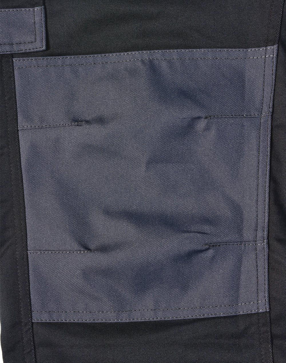 Unisex Utility Stretch Cargo Work Pants - Black