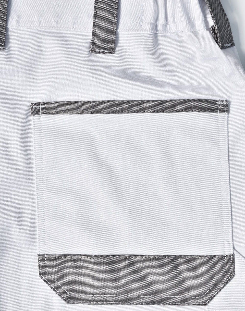 Unisex Utility Stretch Cargo Work Pants - White