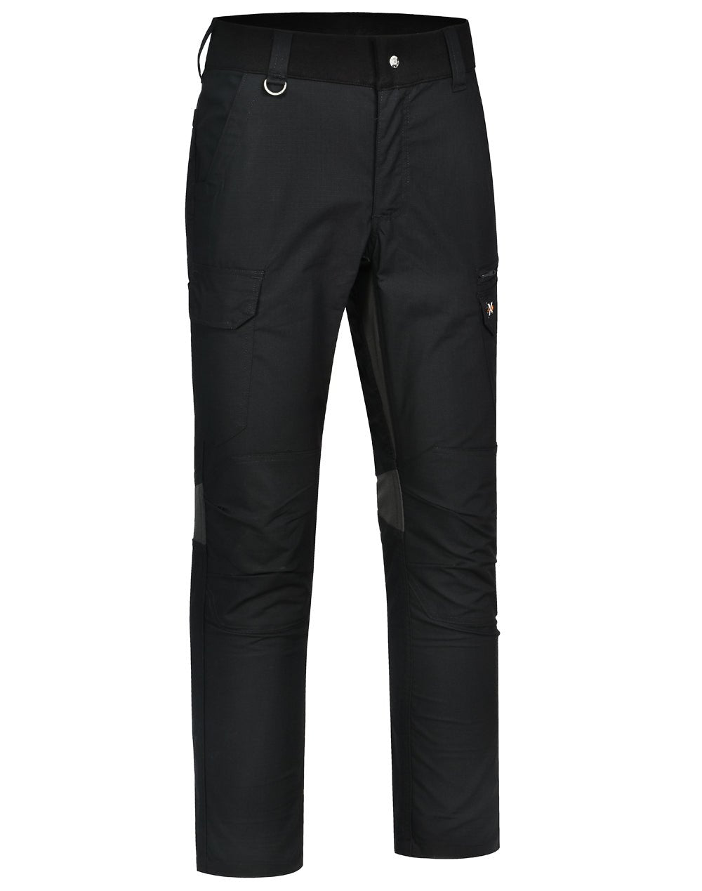 Unisex Ripstop Stretch Work Pants - Black