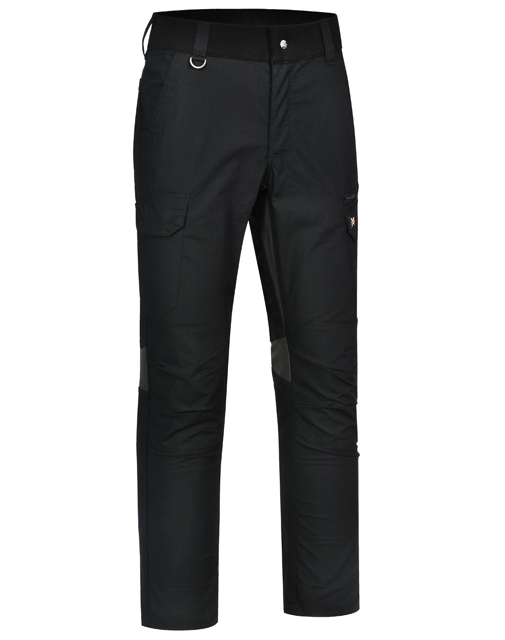 Unisex Ripstop Stretch Work Pants - Black