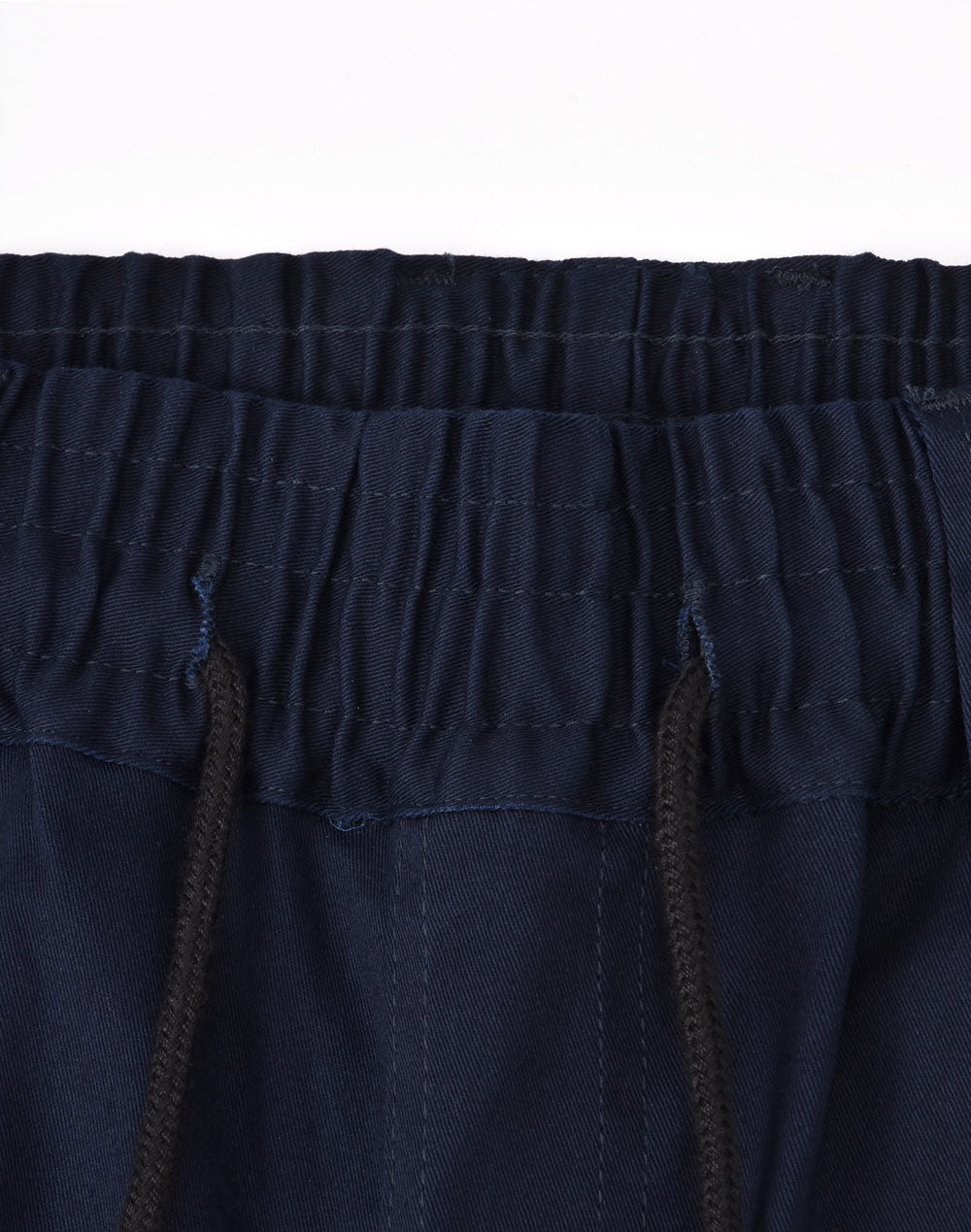 Unisex Cotton Stretch Drill Cuffed Work Pants - Navy