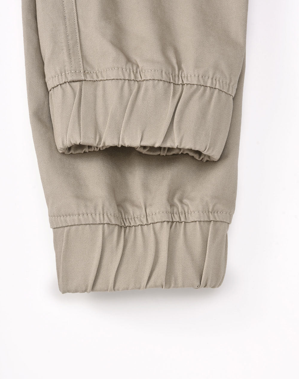 Unisex Cotton Stretch Drill Cuffed Work Pants - Sand