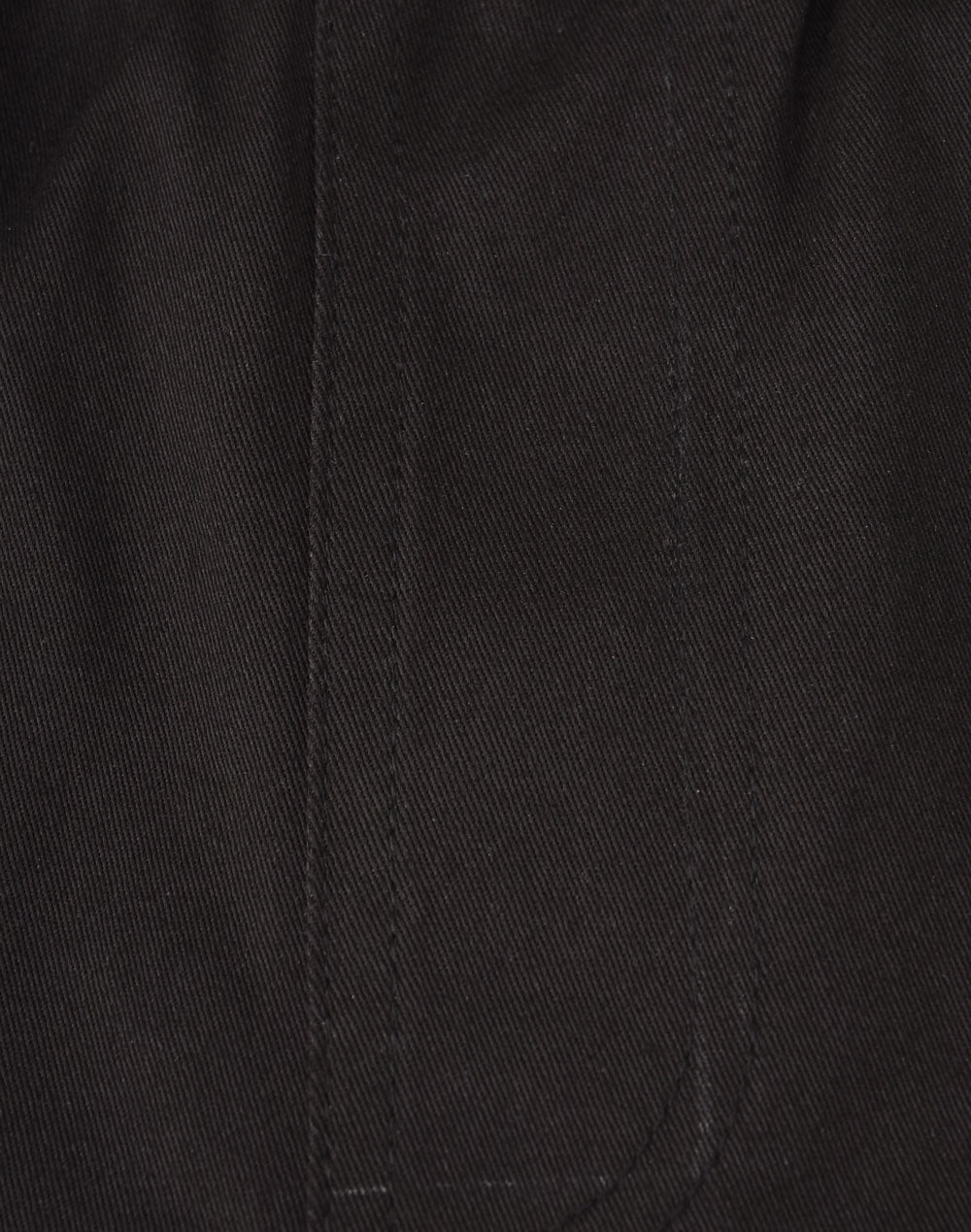 Unisex Cotton Stretch Drill Cuffed Work Shorts - Black