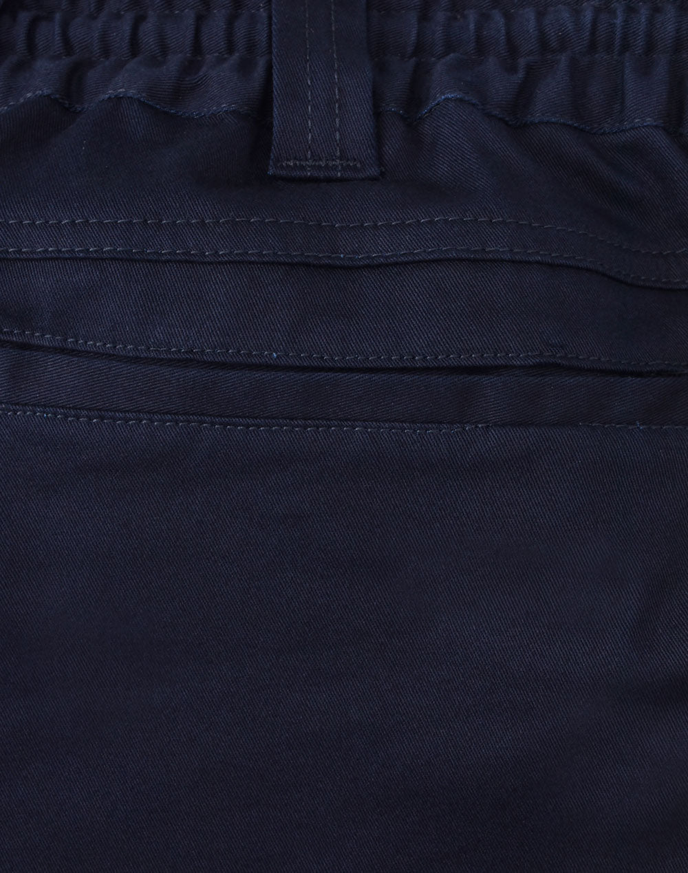 Unisex Cotton Stretch Drill Cuffed Work Shorts - Navy