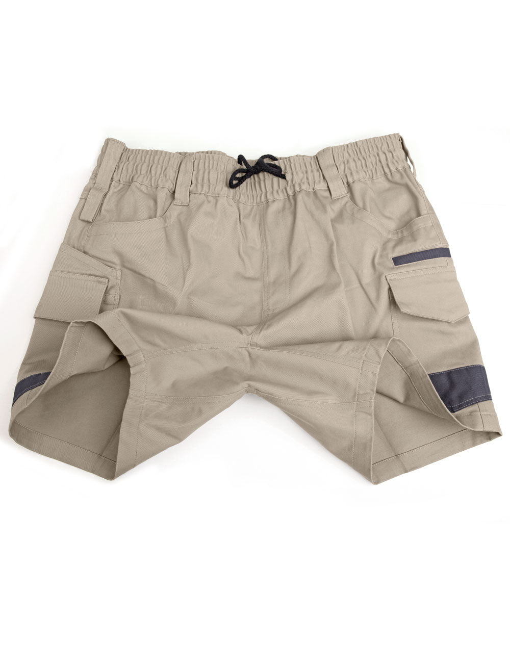 Unisex Cotton Stretch Drill Cuffed Work Shorts