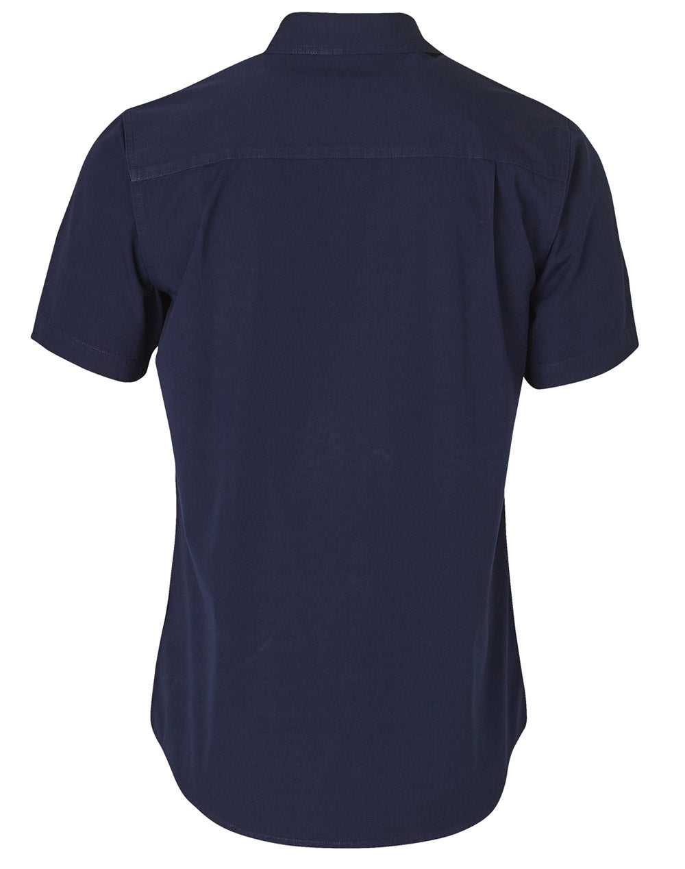 Durable Short Sleeve Work Shirt - Navy