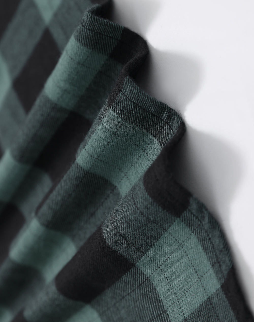 Unisex Classic Flannel Plaid Ls Shirt - Black Moss