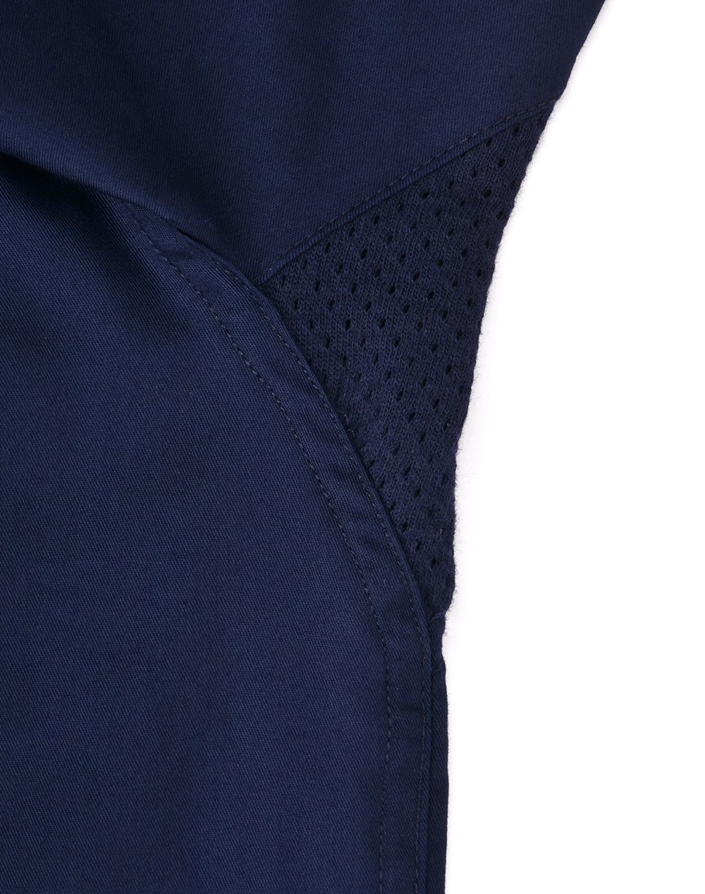 Unisex Cool Breeze Closed Front Ls Work Shirt - Navy