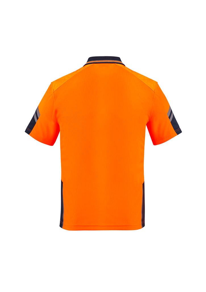 Mens Hi Vis Reinforced Squad Short Sleeve Polo