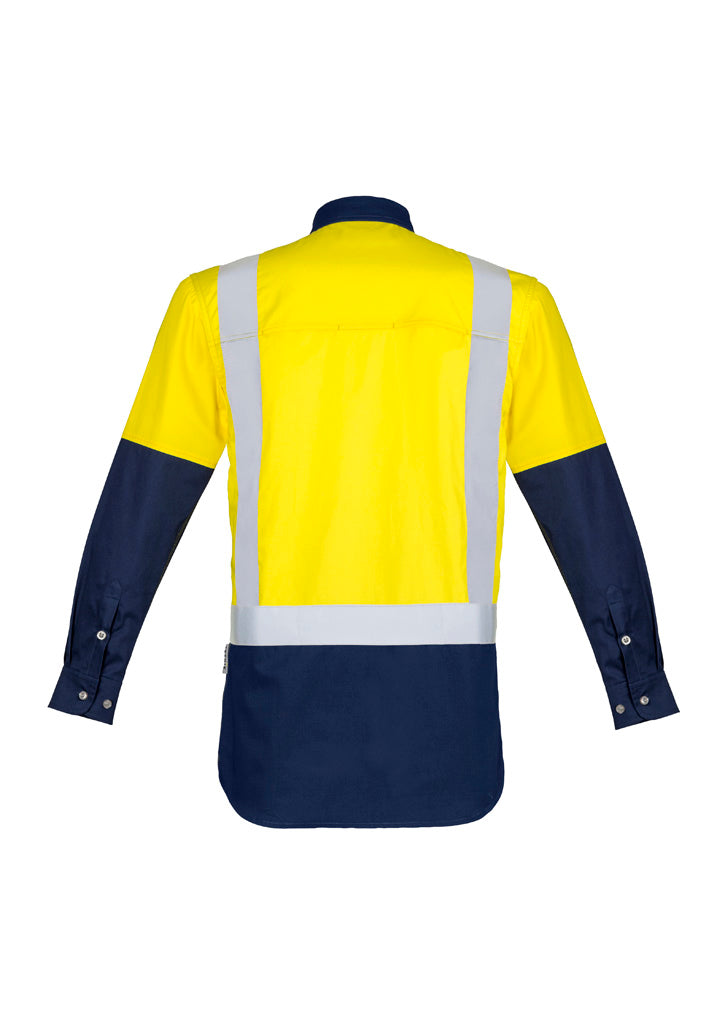 Mens Industrial Long Sleeve Shirt - Shoulder Taped