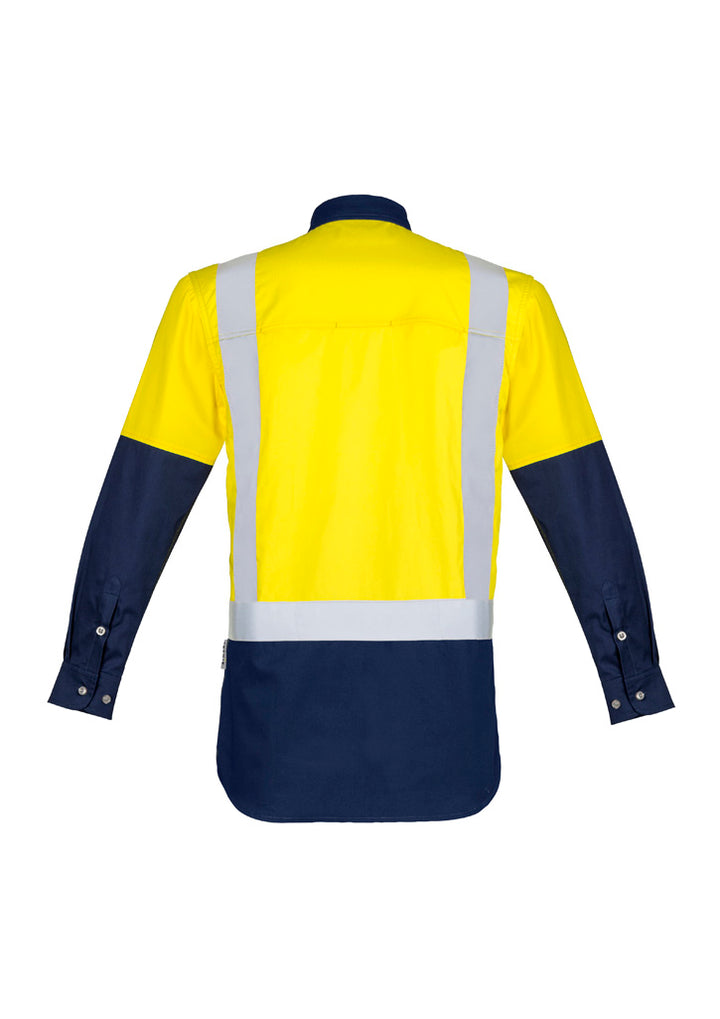 Mens Industrial Long Sleeve Shirt - Shoulder Taped